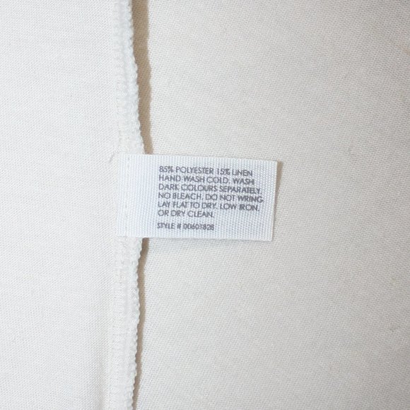 Club Monaco Asymmetrical Linen Blend Top - Picture 6 of 6